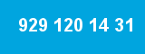 929 120 14 31 929 120 14 31